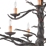 Люстра черная в виде ствола дерева Branched Tree варинант исполнения - 1 | Loft Concept в Брянске