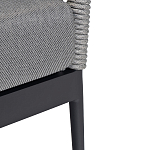 Кресло уличное темно-серое Street Bliss варинант исполнения - 5 | Loft Concept в Брянске