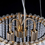 Люстра с подвесными рифлеными стеклянными трубками Nembus варинант исполнения - 18 | Loft Concept в Брянске