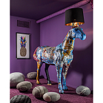 Большой Торшер Лошадь с ручной авторской росписью Feral Stallion варинант исполнения - 1 | Loft Concept в Брянске