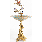 Фарфоровая чаша Фонтан птиц Verena варинант исполнения - 3 | Loft Concept в Брянске