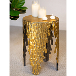 Столик дизайнерский Copper streaks варинант исполнения - 6 | Loft Concept в Брянске