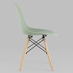 Пластиковый стул на ножках из массива бука Eames Mint варинант исполнения - 2 | Loft Concept в Брянске