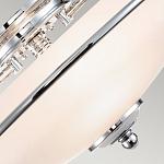 Потолочный светильник со стеклянным плафоном на изогнутых кронштейнах Quoizel  варинант исполнения - 9 | Loft Concept в Брянске