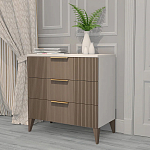 Комод коричневый с 3-мя ящиками на 4-х ножках Harper Line варинант исполнения - 2 | Loft Concept в Брянске