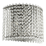 Бра с хрустальными подвесками хром Crystal Art Chrome Wall Lamp варинант исполнения - 1 | Loft Concept в Брянске