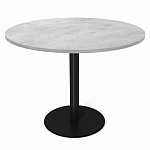 Стол обеденный с круглой светло-серой столешницей Harris Collection варинант исполнения - 1 | Loft Concept в Брянске