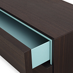 Дизайнерский комод коричневый с 2-мя ящиками и дверцами Pandora варинант исполнения - 2 | Loft Concept в Брянске