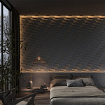 Гипсовая 3D Панель FIN варинант исполнения - 2 | Loft Concept в Брянске