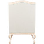 Кресло из массива бука серое с растительным орнаментом Raffael Floral Grey Armchair варинант исполнения - 2 | Loft Concept в Брянске