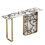 Консоль с прямоугольной мраморной столешницей Vivian Console варинант исполнения - 1 | Loft Concept в Брянске