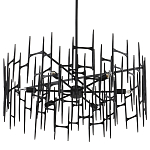 Люстра черная остроконечной формы Black Satin варинант исполнения - 5 | Loft Concept в Брянске