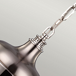 Подвесной светильник со стальным плафоном и белым матовым стеклянным шаром Feiss варинант исполнения - 4 | Loft Concept в Брянске