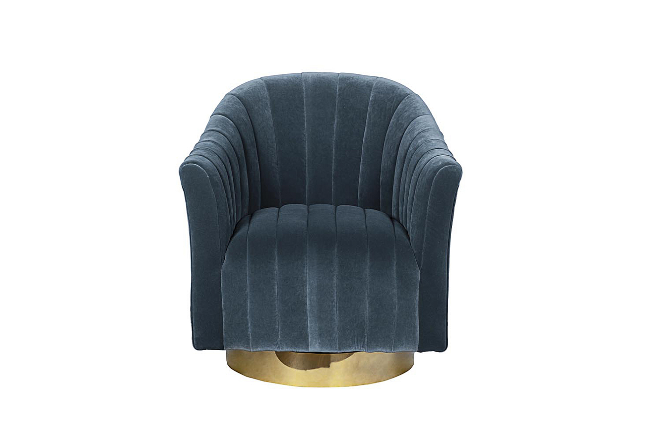 Кресло Civic Space BLUE VELOUR Кресло Civic Space BLUE VELOUR - Loft-Concept в Брянске