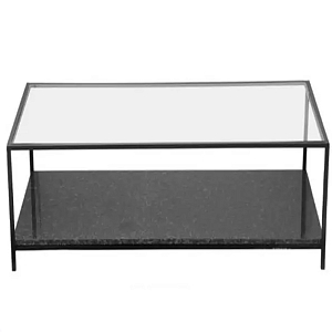 Журнальный столик двухъярусный прямоугольный Pure Geometry