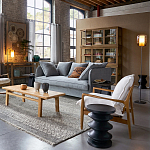 Фигурный приставной столик черного цвета AMORPHOUS варинант исполнения - 6 | Loft Concept в Брянске