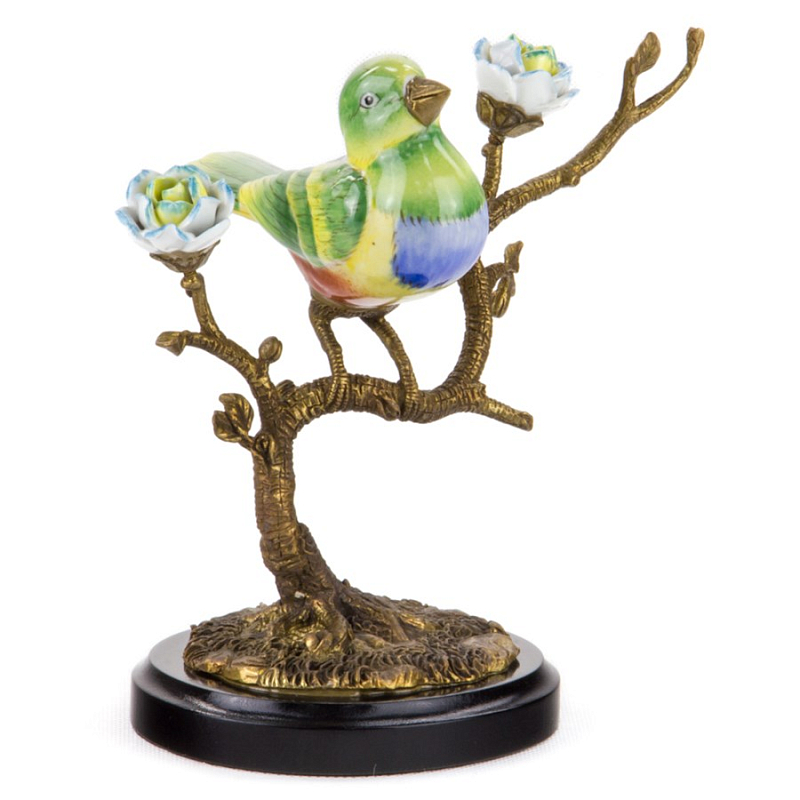 Статуэтка Light Green Bird Мульти Бронза Статуэтка Light Green Bird Мульти Бронза в Брянске | Loft Concept