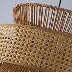 Подвесной светильник с абажуром из натуральных материалов Light Inside the Cell варинант исполнения - 7 | Loft Concept в Брянске