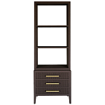 Этажерка Primo с ящиками шпон Темный орех варинант исполнения - 1 | Loft Concept в Брянске