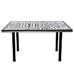 Стол обеденный из натурального мрамора Marble BW Accent Table варинант исполнения - 1 | Loft Concept в Брянске