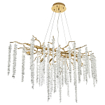 Люстра с декором в виде ветвей с хрустальными подвесками Fairytree Gold Crystal Chandelier варинант исполнения - 3 | Loft Concept в Брянске