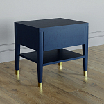 Прикроватная тумбочка с ящиком Elsa Dreams Blue варинант исполнения - 4 | Loft Concept в Брянске