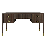 Письменный стол с 4-мя ящиками Elsa Dreams Walnut варинант исполнения - 6 | Loft Concept в Брянске