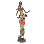 Фигурка негритянка с барабаном Ethno girl варинант исполнения - 1 | Loft Concept в Брянске