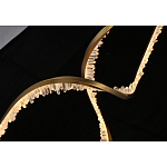 Подвесной светильник обрамленный элементами в виде кристаллов Smooth Shine варинант исполнения - 4 | Loft Concept в Брянске