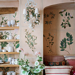 Обои ручная роспись Botanical Studies Cutter colourway варинант исполнения - 3 | Loft Concept в Брянске