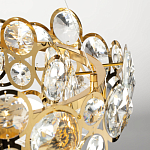 Люстра подвесная из золотых колец 57 см Golden Circles варинант исполнения - 8 | Loft Concept в Брянске