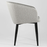 Мягкое кресло на металлических ножках Shaggy Grey варинант исполнения - 2 | Loft Concept в Брянске