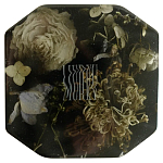 Шкатулка из эпоксидной смолы с цветами черная Epoxy Resin Square Box Black варинант исполнения - 1 | Loft Concept в Брянске