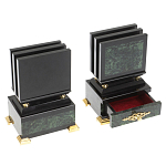 Настольный письменный набор из нефрита в подарочной коробке Victorious варинант исполнения - 11 | Loft Concept в Брянске