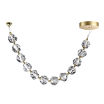 Подвесной светильник из прозрачных шаров Bubbles Bocci варинант исполнения - 5 | Loft Concept в Брянске