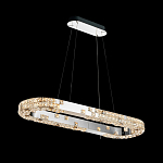 Люстра овальная с мозаичным хрустальным оформлением Sparks of Crystal варинант исполнения - 4 | Loft Concept в Брянске