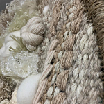 Круглый Вязанный Гобелен Абстракция Breath of Mist Wall Hanging варинант исполнения - 2 | Loft Concept в Брянске