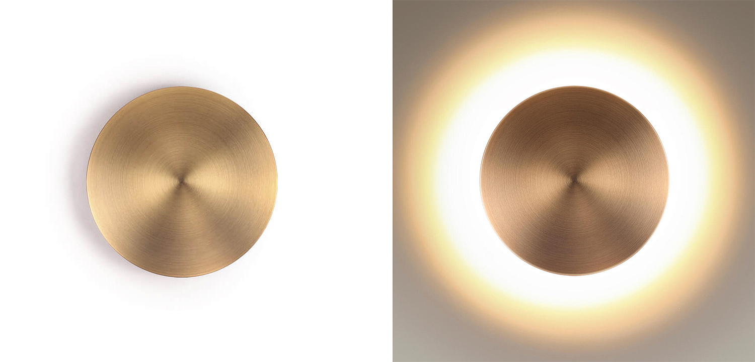 Бра Disco Piatto Bronze Sconce Бра Disco Piatto Bronze Sconce - Loft-Concept в Брянске
