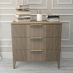 Комод коричневого цвета с 3-мя ящиками Harper Line варинант исполнения - 1 | Loft Concept в Брянске