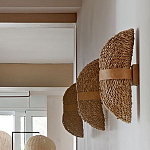 Бра плетеное из ротанга Chainmail варинант исполнения - 1 | Loft Concept в Брянске