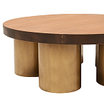 Круглый кофейный стол Stokes Coffee Table варинант исполнения - 3 | Loft Concept в Брянске