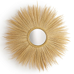 Зеркало с бахромой из растительных волокон WICKER MIRROR 120 варинант исполнения - 1 | Loft Concept в Брянске