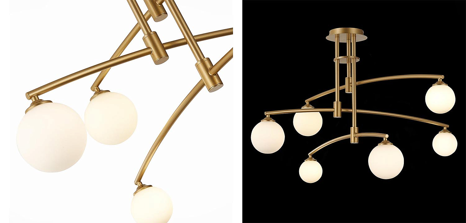 Люстра Glendon Chandelier 6 Balls Люстра Glendon Chandelier 6 Balls - Loft-Concept в Брянске