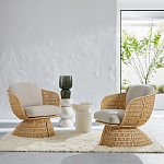 Приставной столик белого цвета Bead варинант исполнения - 4 | Loft Concept в Брянске