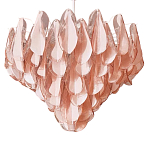 Люстра из стекляных розовых лепестков Petalled Illuminator варинант исполнения - 3 | Loft Concept в Брянске