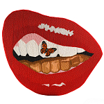 Картина вышивка бисером Grill Cut Out With Butterfly варинант исполнения - 1 | Loft Concept в Брянске