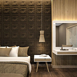 Гипсовая 3D Панель M-106 варинант исполнения - 1 | Loft Concept в Брянске