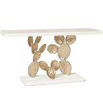 Консоль прямоугольная белая с основанием в виде кактуса Cactus варинант исполнения - 1 | Loft Concept в Брянске