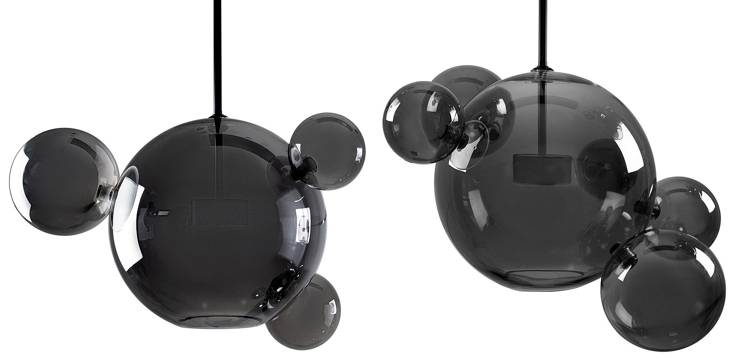 Люстра Bolle Circular Chandelier 14 BUBBLE Giopato & Coombes smoky Люстра Bolle Circular Chandelier 14 BUBBLE Giopato & Coombes smoky - Loft-Concept в Брянске