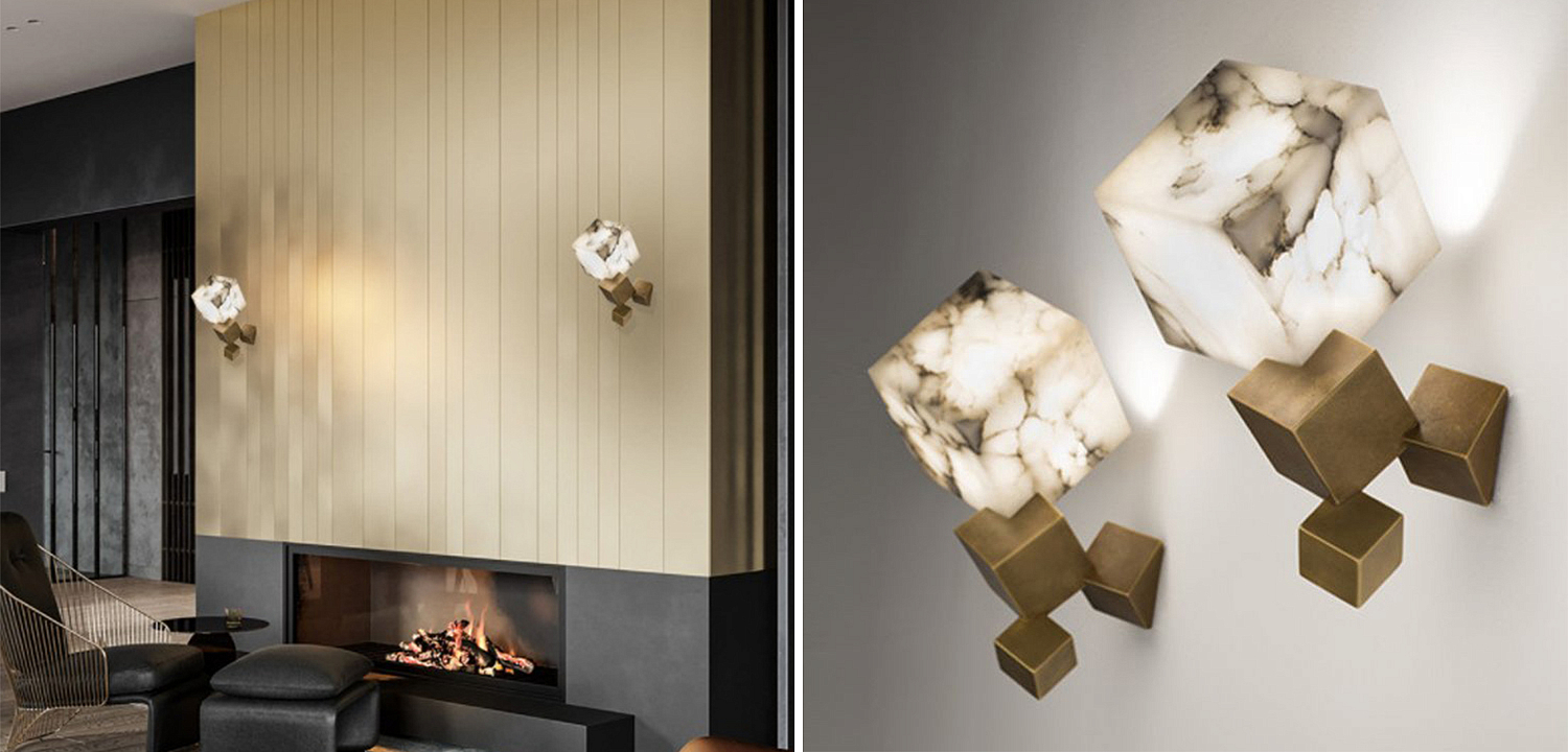 Бра Marble Cube Wall lamp Бра Marble Cube Wall lamp - Loft-Concept в Брянске